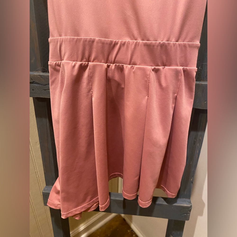 Athletic asymmetrical Dress with Mini Shorts